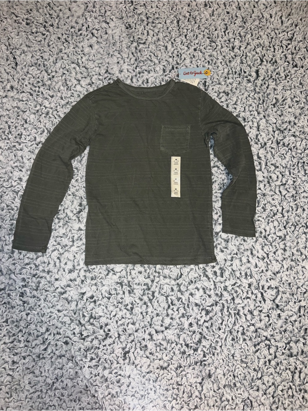 Cat & Jack Long Sleeve Pocket Tee